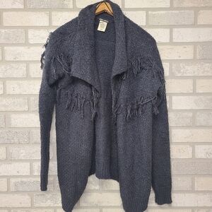 Billabong Stoked On You Open Front Sweater Size Small